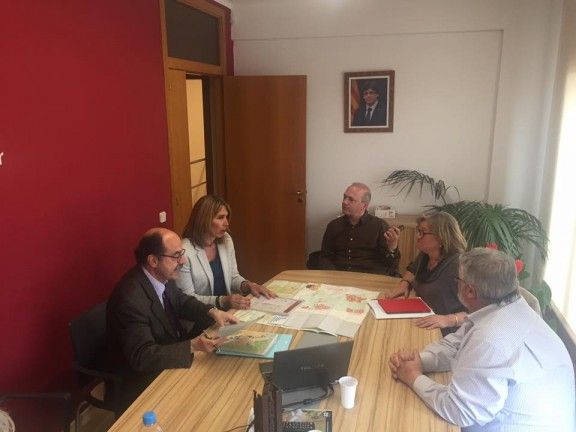 Reunió de les alcaldeses de Sant Antoni i Sant Pere de Vilamajor amb el diputat d'Infraestructures Viàries i Mobilitat de la Diputació 