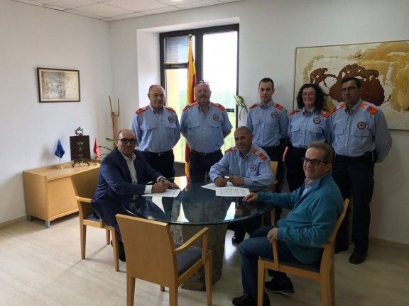 El conveni s'ha signat a l'Ajuntament d'Hostalric