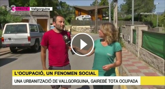 Vallgorguina protagonista a TV3 pel fenomen de l'ocupació