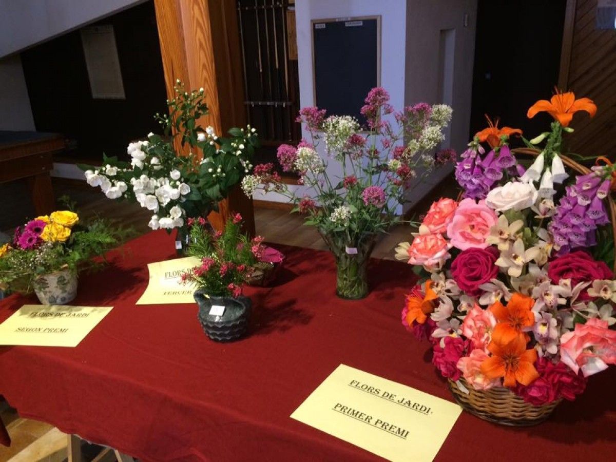 Flors guanyadores a Santa Maria de Palautordera