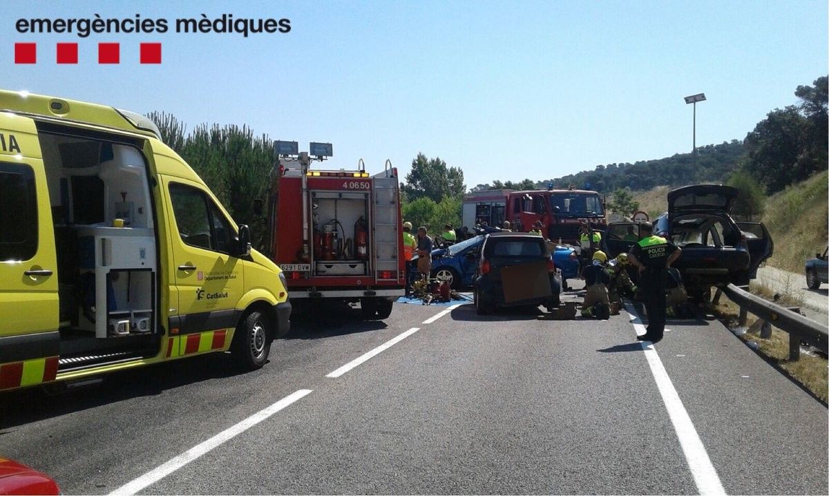 Quatre ferits greus a Llinars del Vallès