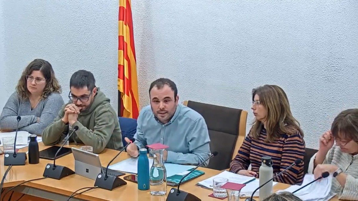 Eduard Vallhonesta, alcalde de Sant Celoni explica el pressupost 2024 de l'Ajuntament.