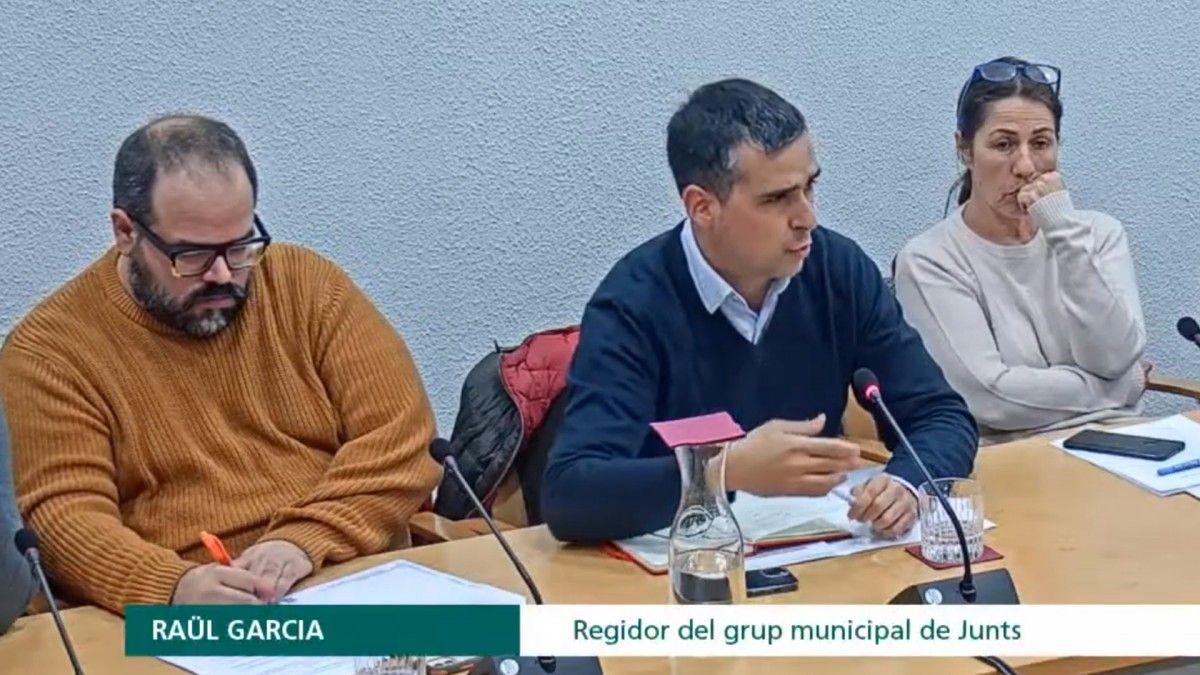 Raül Garcia, portaveu del Grup Municipal de Junts per Sant celoni, justifica el no al pressupost 2024