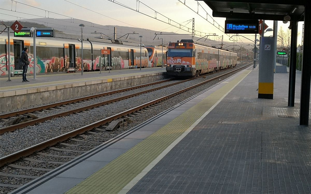Estació ferroviària de Rodalies -R2 Nord i R11- de Sant Celoni