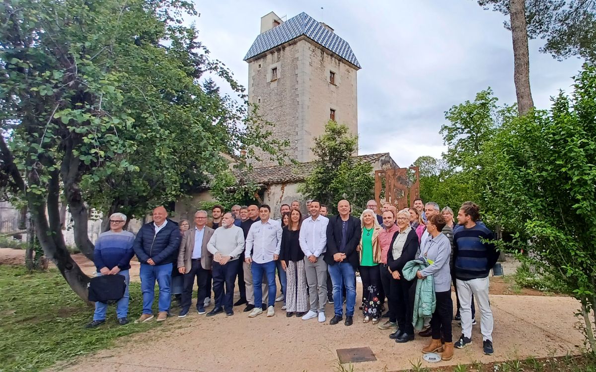 Foto de família del Consell d'Alcaldies del Vallès Oriental