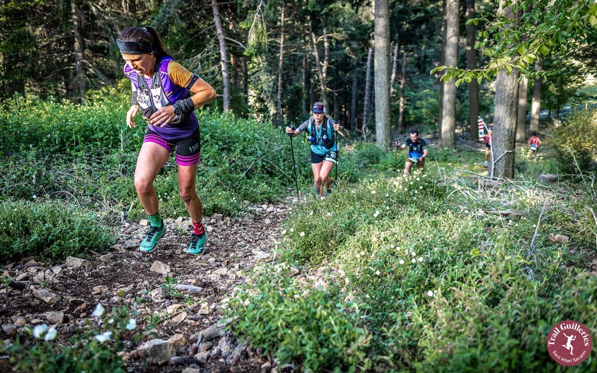 Alguns dels participants a la 6a edició de la Trail Guilleries.