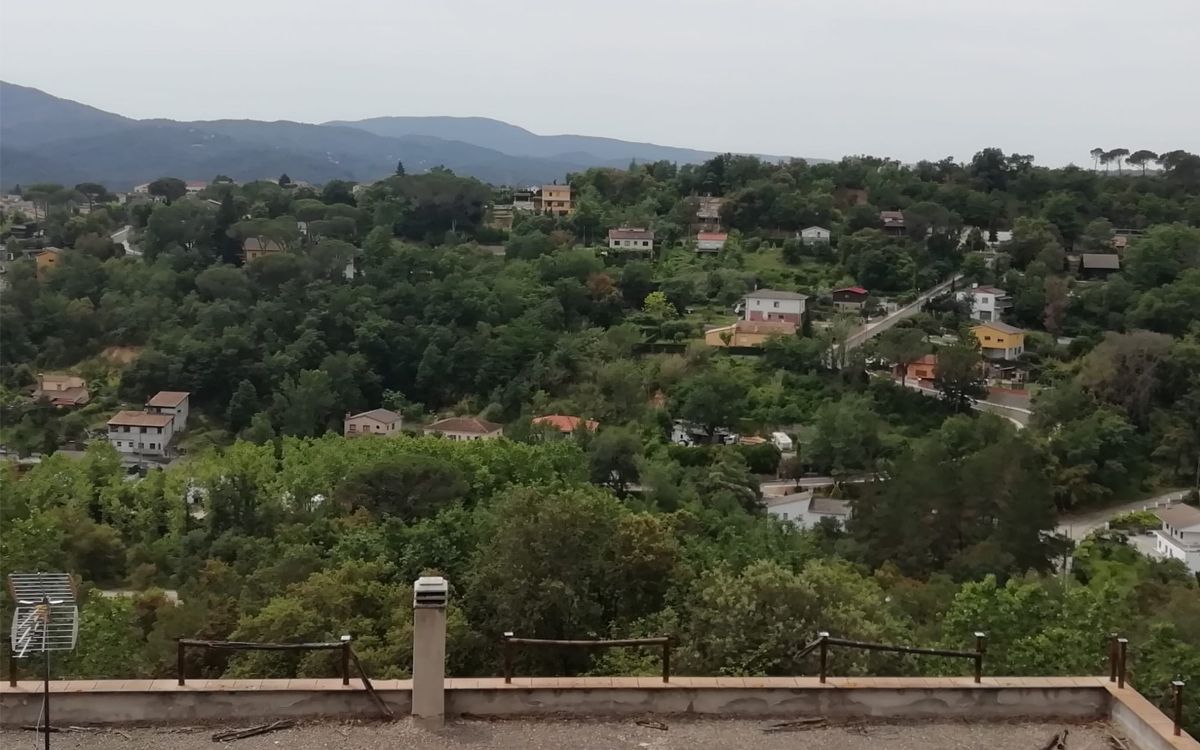 Una vista de la urbanització Can Hosta de Riells i Viabrea.