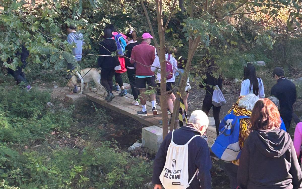 II Caminada contra el Càncer organitzada per l'Associació de Dones Les Juntes de Sant Celoni i la Batllòria - Baix Montseny.