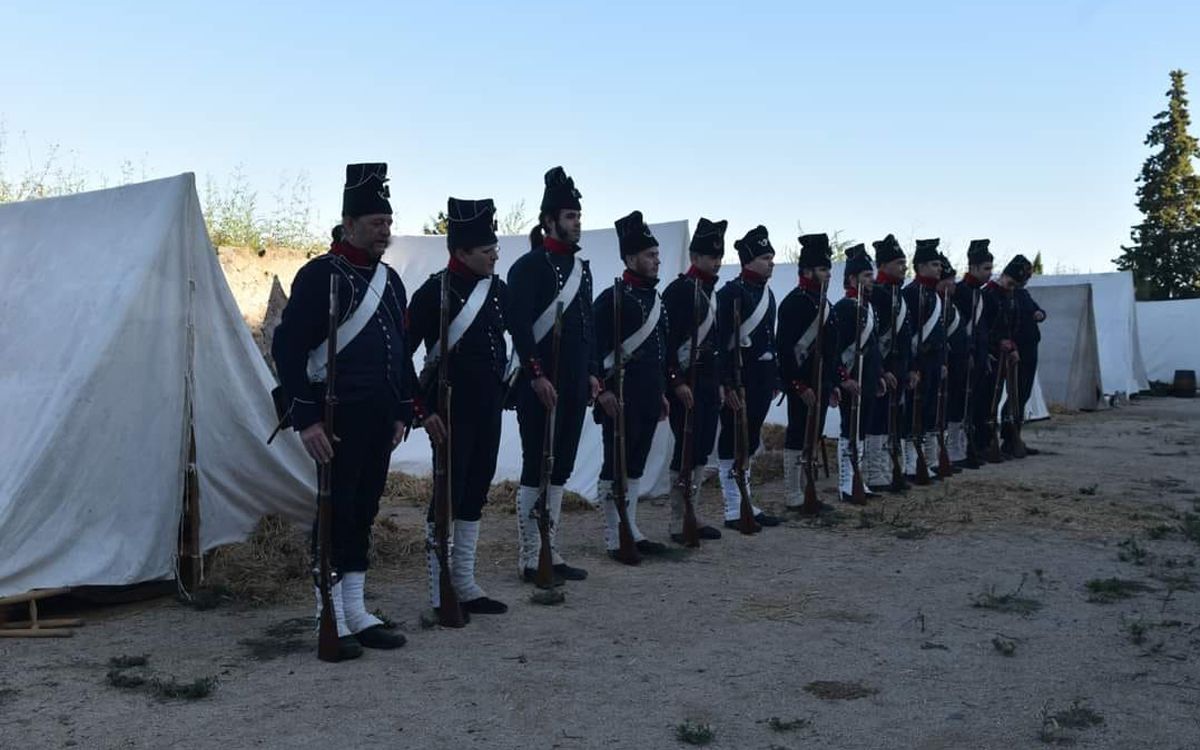 Recreació històrica d'un campament napoleònic a Hostalric.