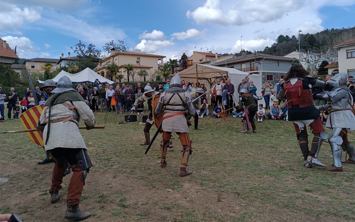 Una recreació històrica del Vescomtat de Cabrera a Arbúcies.