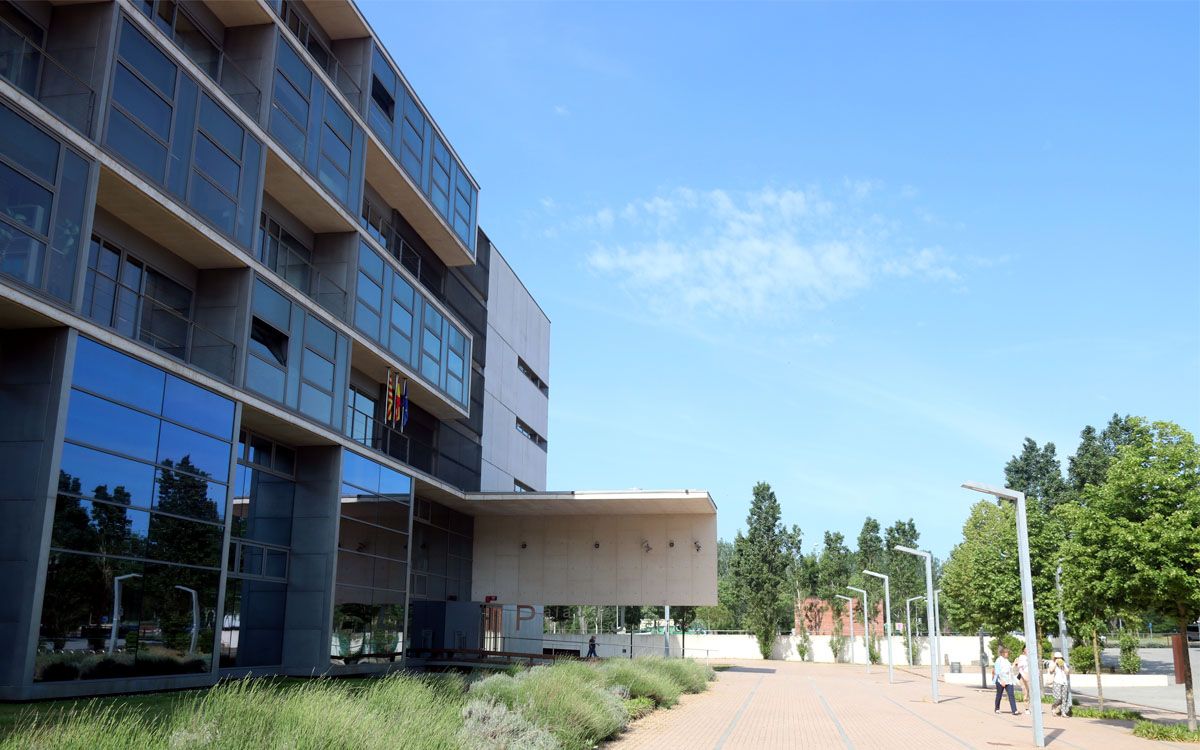 Façana del Palau de Justícia de l'audiència de Girona