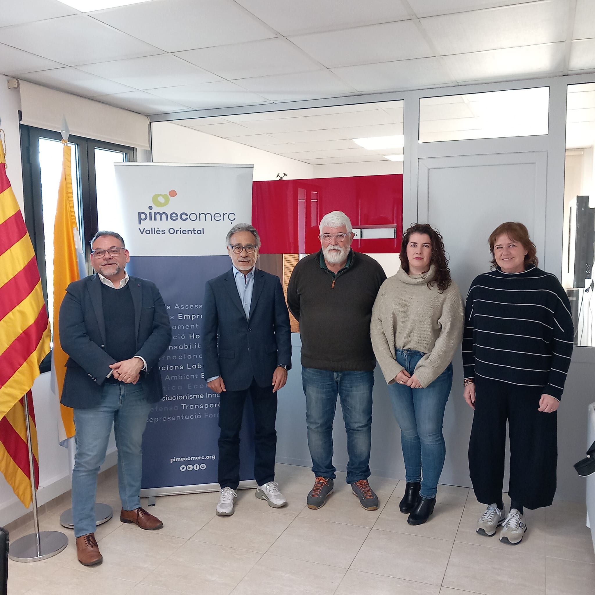 L'Ajuntament de Llinars signa un conveni de col·laboració amb la Ubic de Llinars i Pimec Comerç.