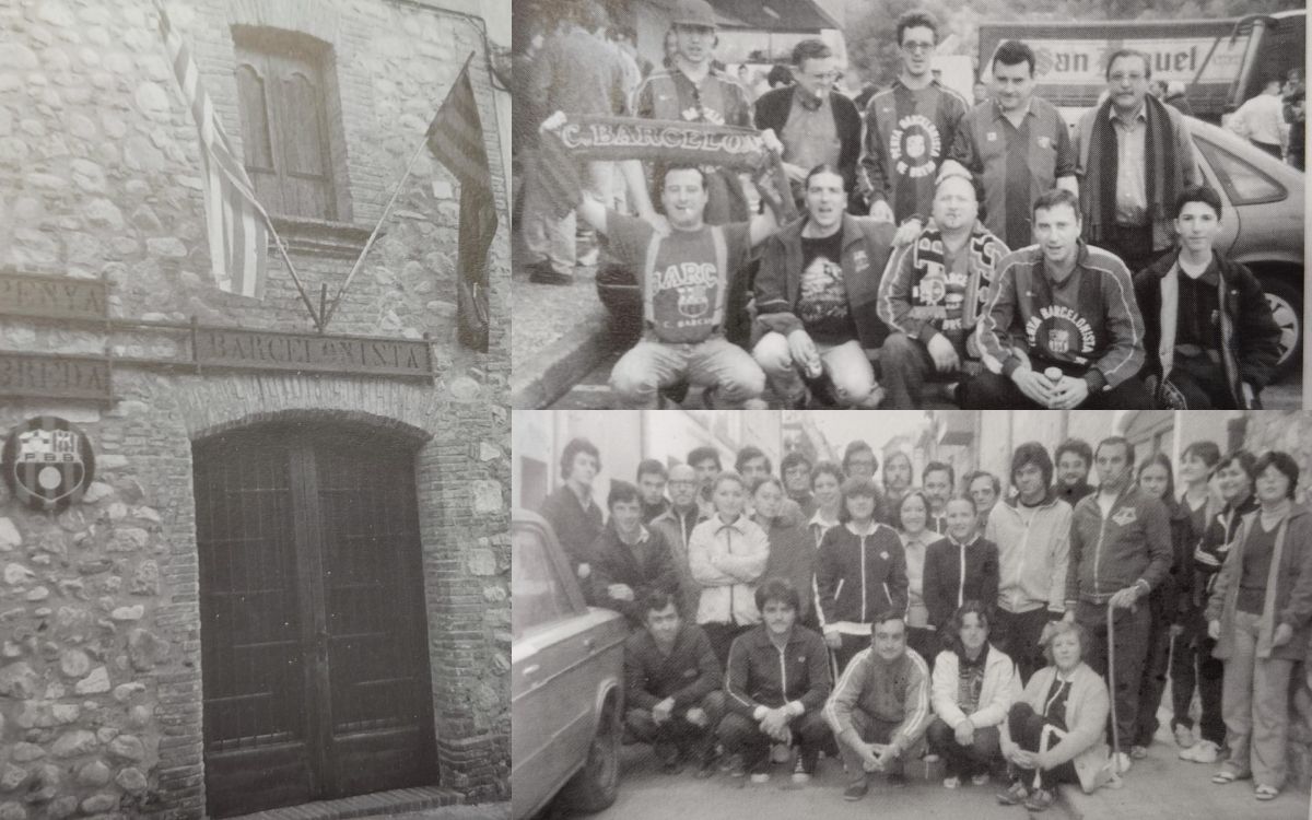 Fotografies històriques de la Penya barcelonista de Breda.