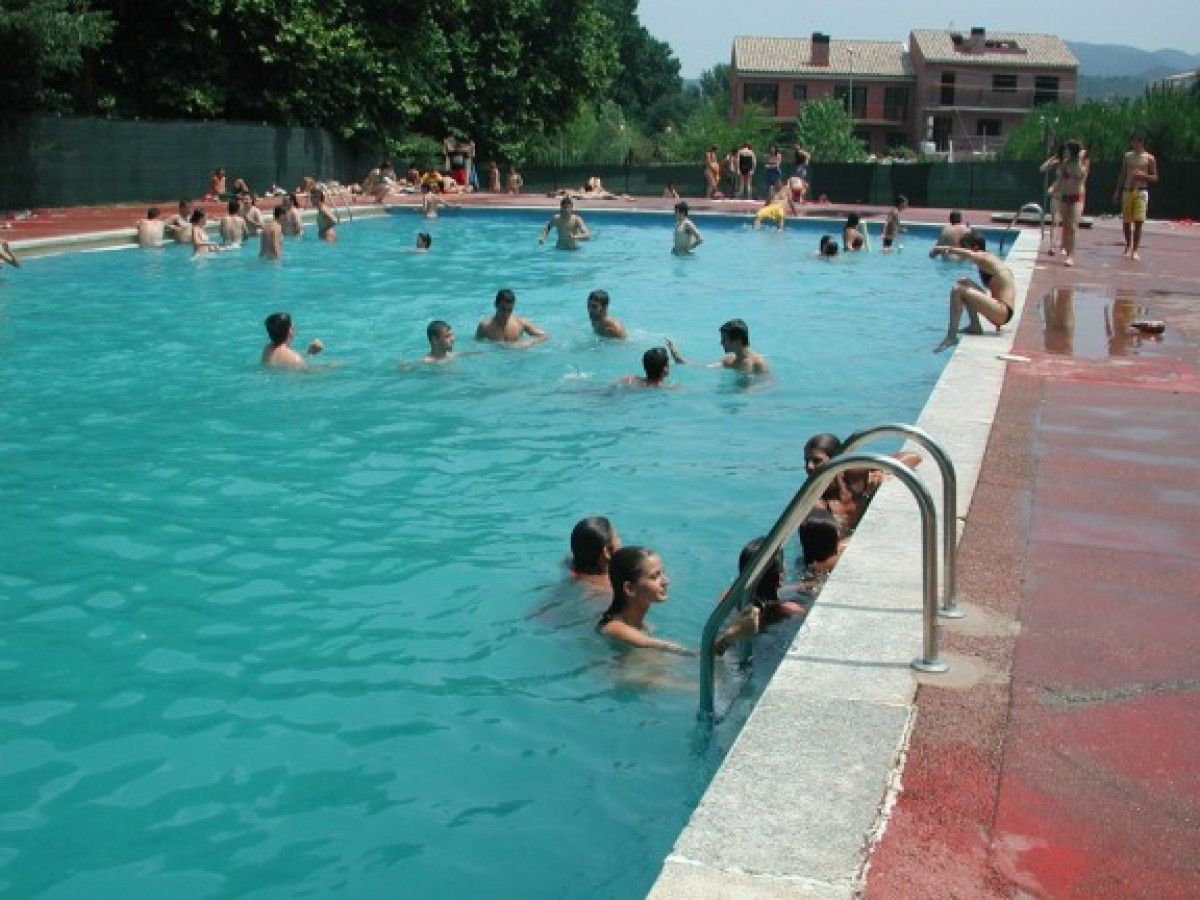 Antiga piscina municipal descoberta de Sant Celoni