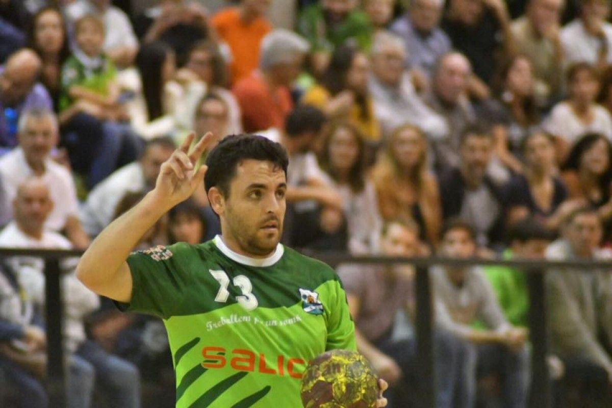 Xavi Sala, autord e tres gols en el partit d'aquesta nit