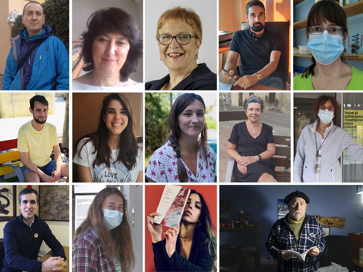Els protagonistes de les entrevistes del 2020 al Baix Montseny