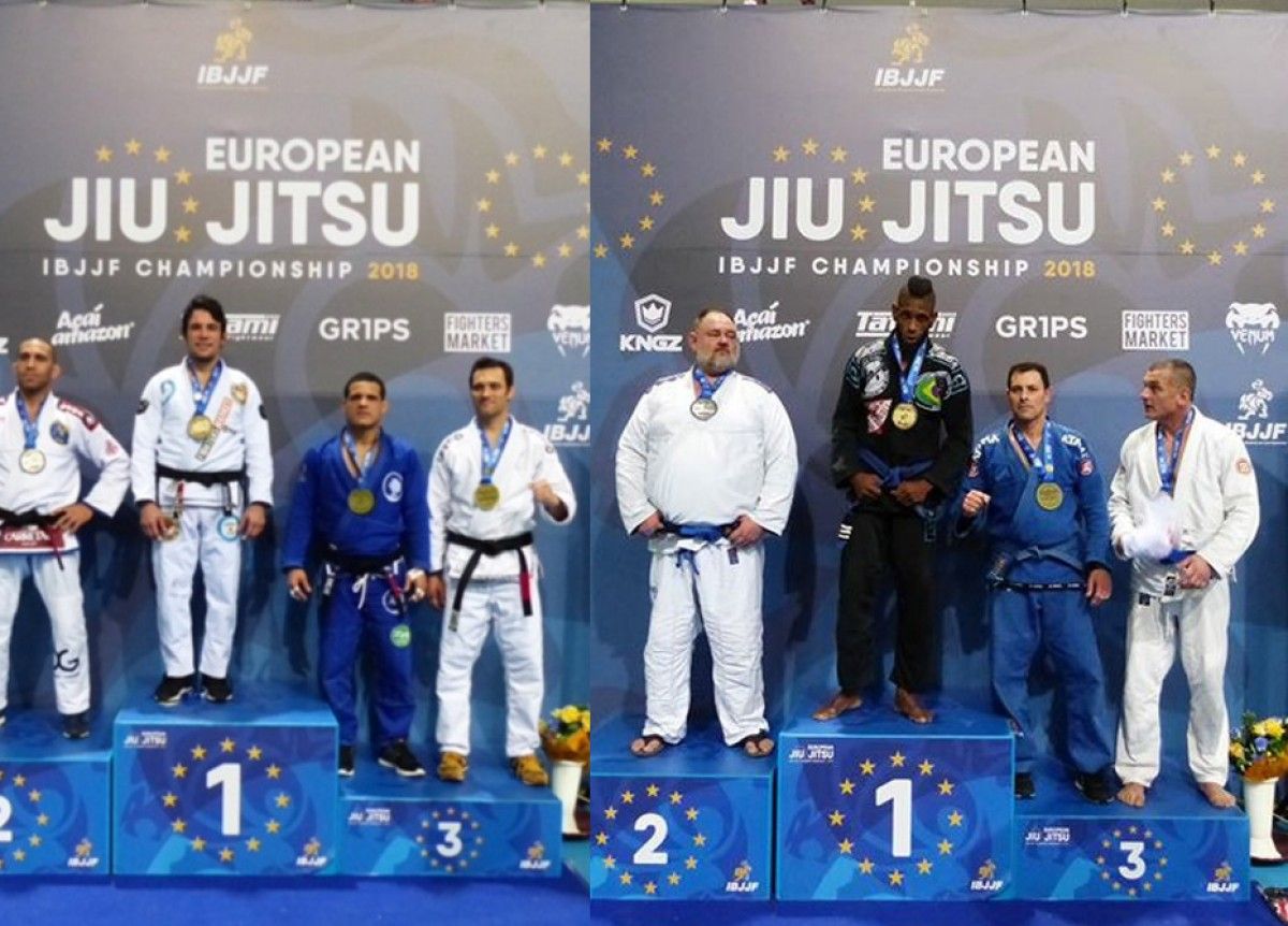 Marc Herrero i Abel Rocha medalla de bronze a l'europeu de Jiu Jitsu Brasiler celebrat a Portugal
