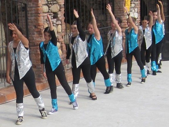 Un dels grups que han participat del Dia Internacional de la dansa 