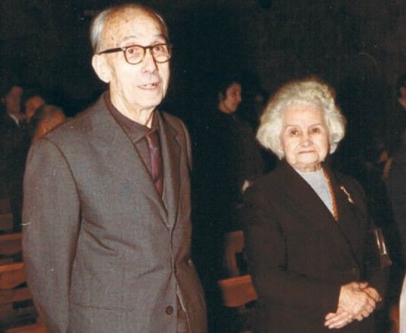 Josep Aragay i teresa Solà l'any 1971