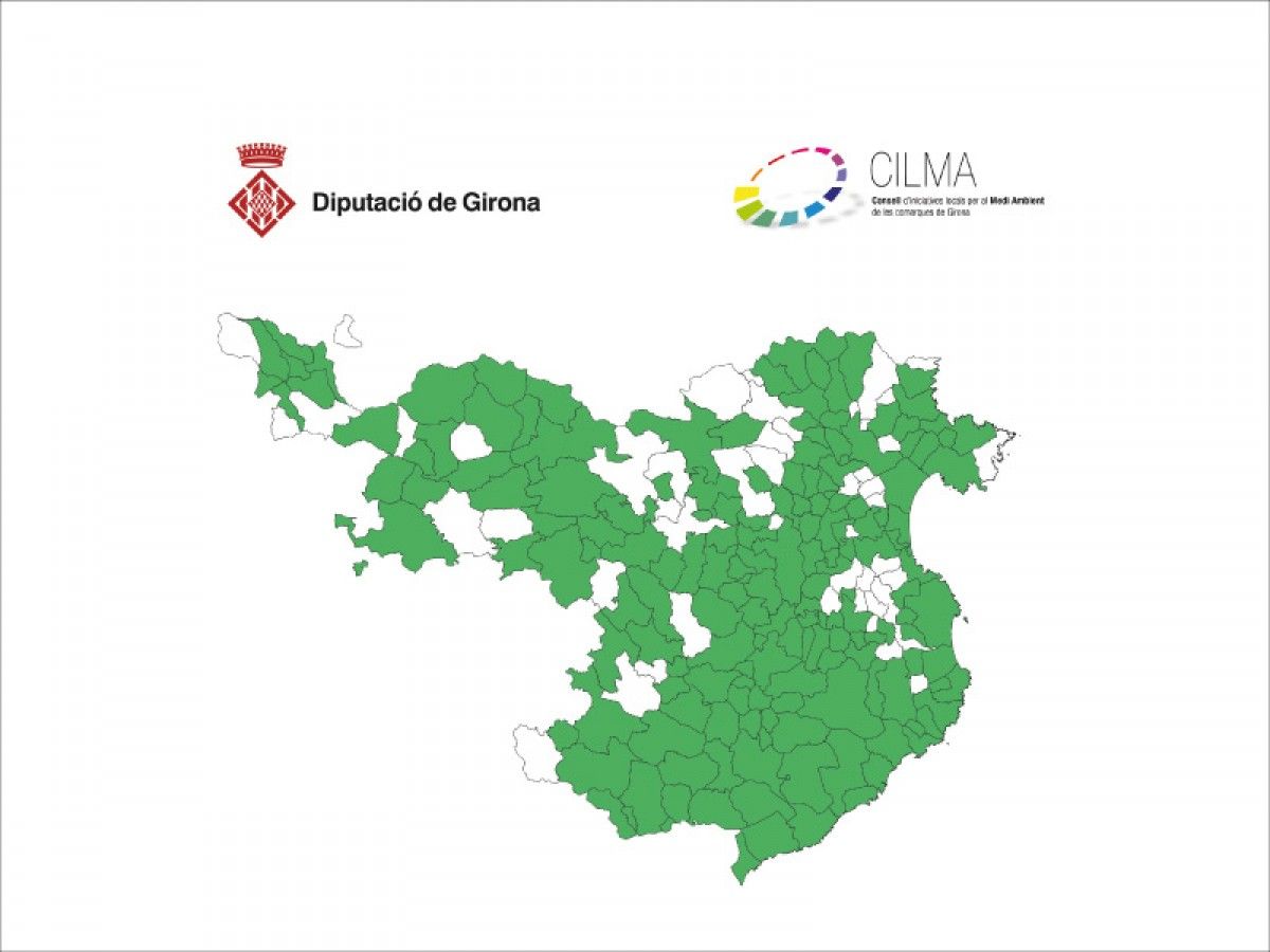 Mapa dels municipis CILMA