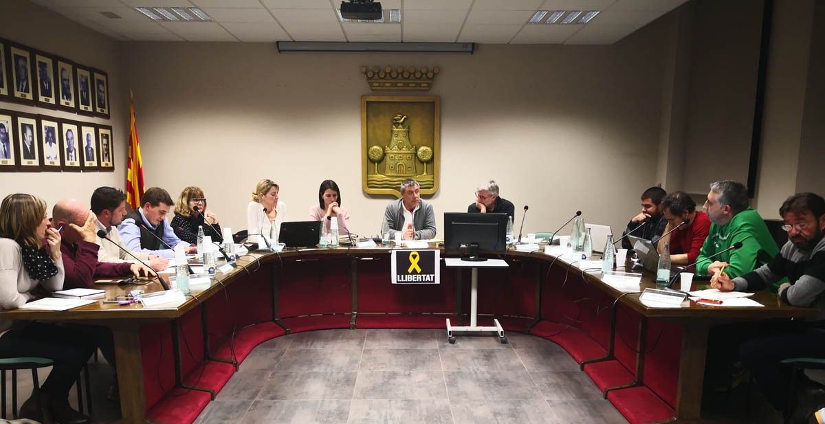 Sessió plenària d'aprovació del pressupost municipal a l'Ajuntament de Santa Maria de Palautordera