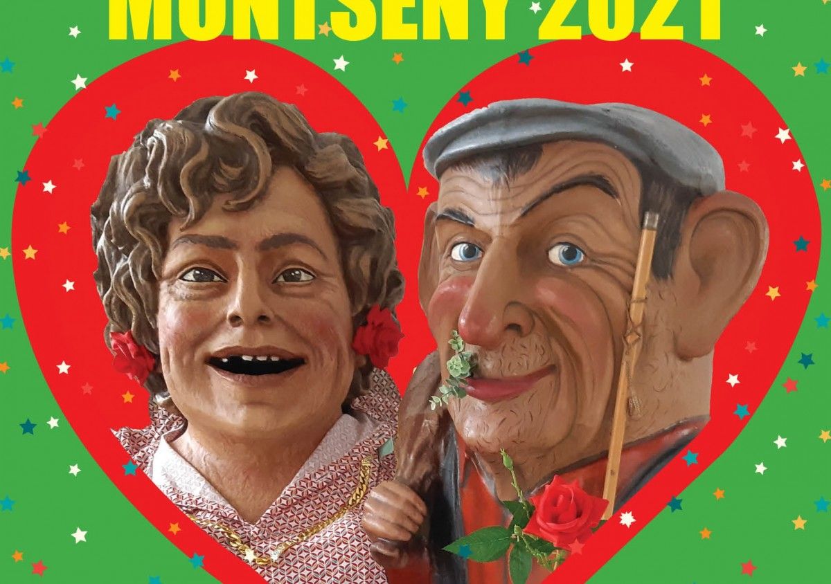 Detall del cartell de la Festa Major de Montseny