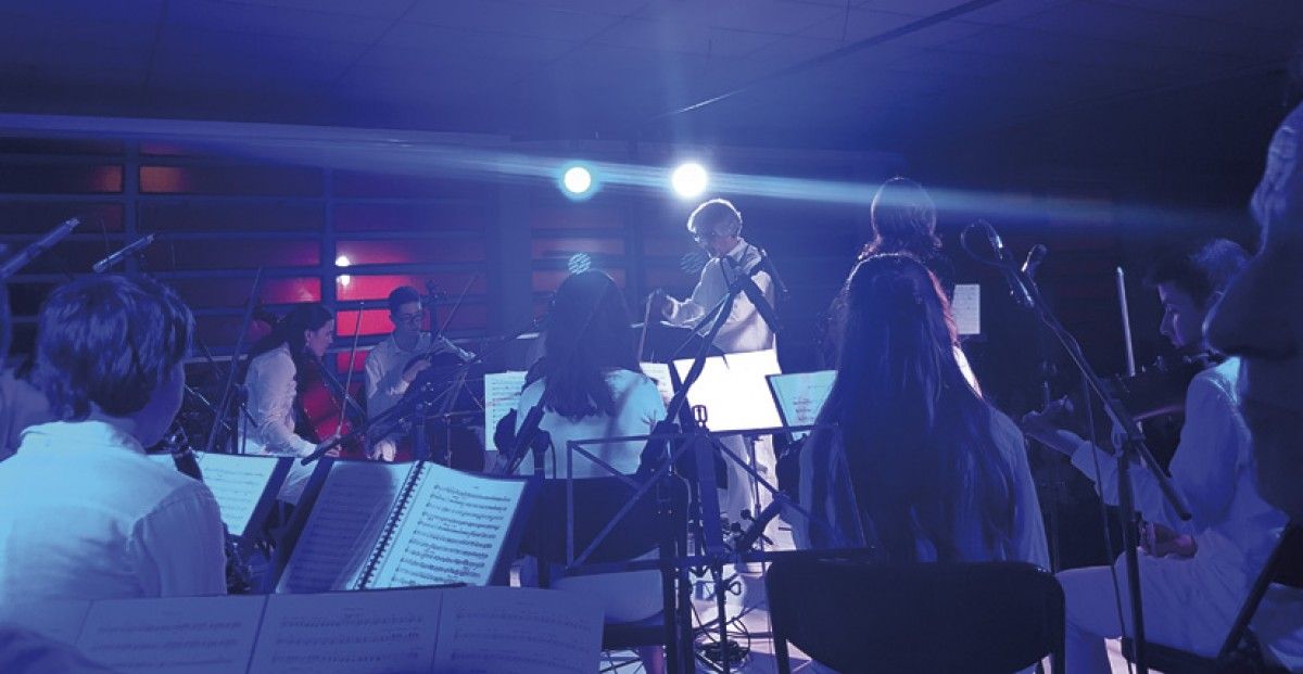 Actuació de l'Orquestra Baix Montseny a Vallgorguina el desembre passat
