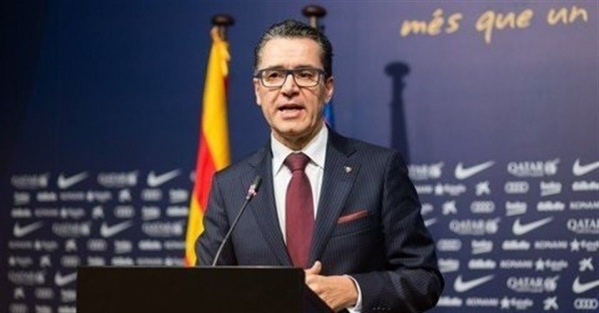El portaveu del Barça, Josep Vives 