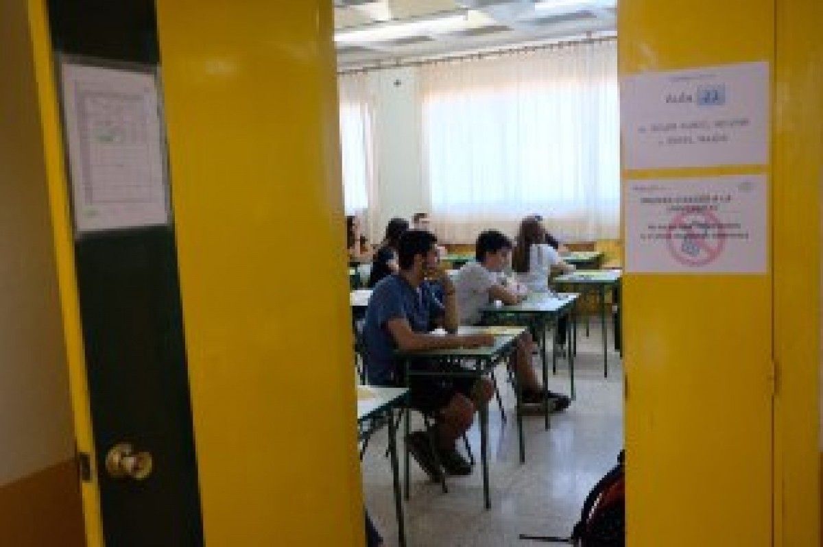 Alumnes participant als exàmens de selectivitat