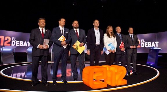 El debat de TV3 ha reunit els set principals candidats.