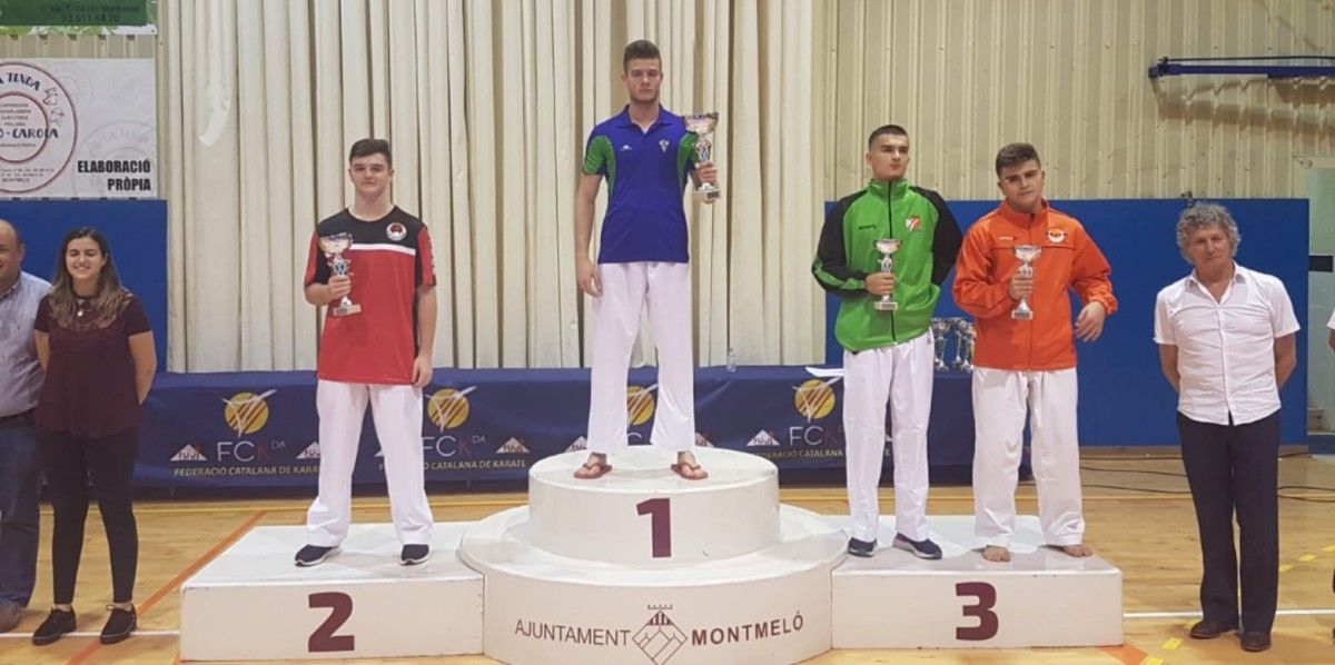 Marc Camacho, medalla d'or al Campionat de Catalunya de Karate 2018