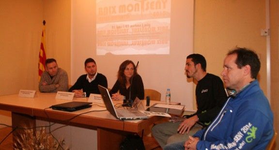 Presentació de la Mitja Marató del Baix Montseny aquest migdia a la Rectoria Vella de Sant Celoni