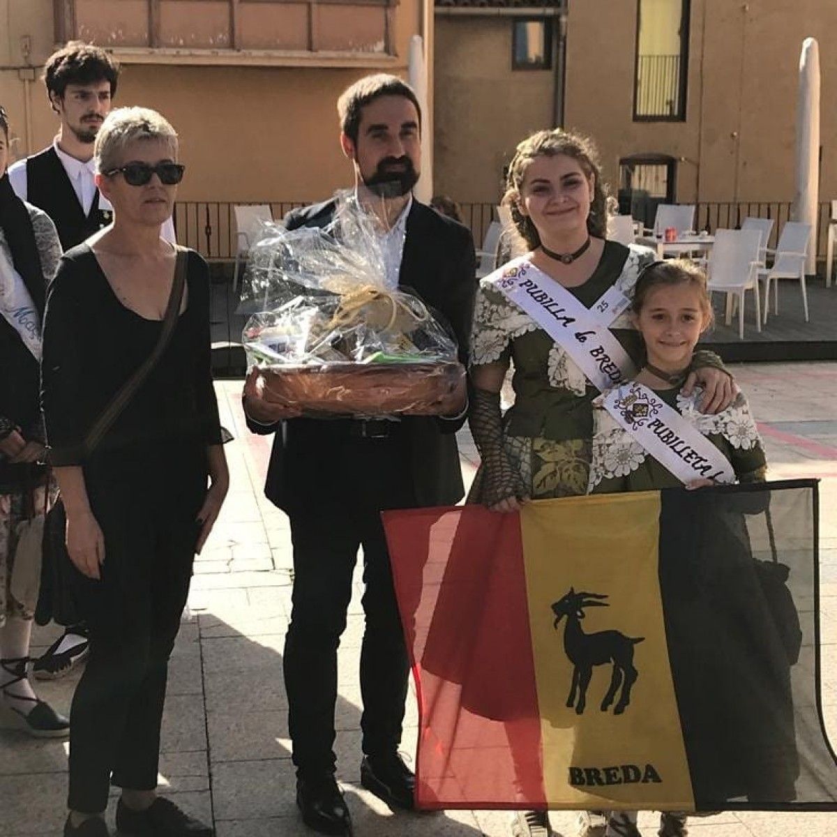 La representació de Breda a Gironella en l'elecció de la Pubilla i l'Hereu de Cataqlunya 2018