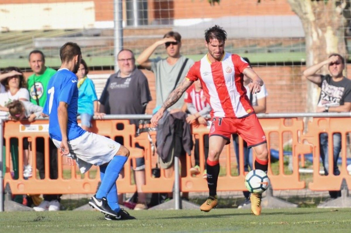 Carles Planas, jugador celoní del Girona FC
