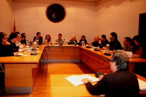 Sessió plenària a l'Ajuntament de Sant Celoni
