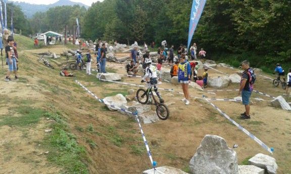 Campionat de Biketrial a la Festa Major de Vallgorguina