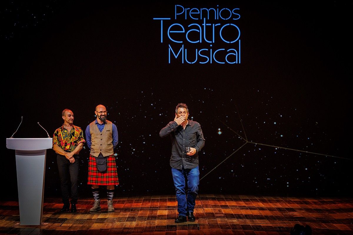 Roc Mateu en la XIV edició dels Premis de Teatre Musical
