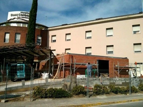 Les obres d'ampliació del Servei d'Urgències de l'Hospital de Sant Celoni avancen