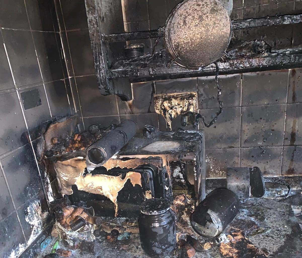 L'incendi ha cremat del tot la cuina de la masia