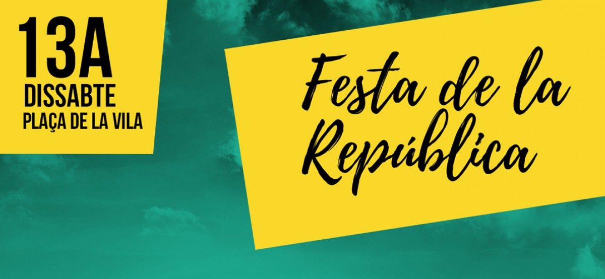 Festa de la República, aquest dissabte 13 d'abril a la plaça de la Vila de Sant Celoni
