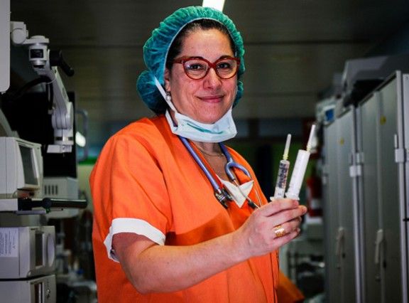 Rosa Tarradell, cap del servei d'Anestèsia de l'Hospital de Sant Celoni