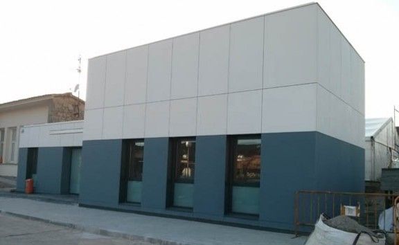 Façana del nou edifici de Vilalba Sasserra