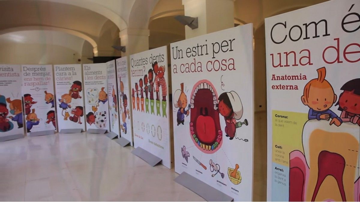 Exposició Cuidar-se les dents a Llinars del Vallès