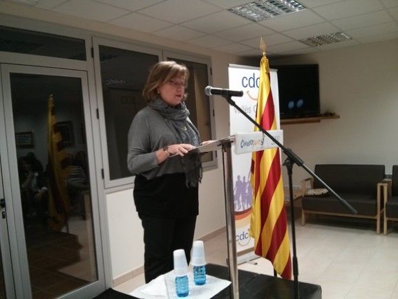 Maria LlUïsa Berdala, candidata de CiU de Sant Antoni de Vilamajor