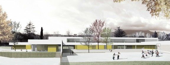 Imatge virtual de la futura escola Soler de Vilardell de Sant Celoni