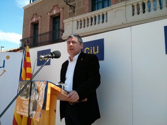 Jordi Xena passant balanç de la legislatura 2011-2015