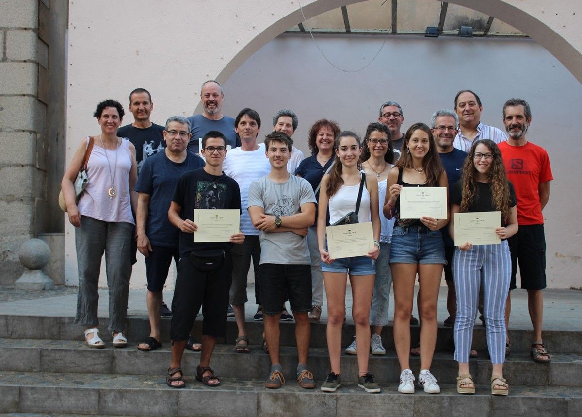 Estudiants premiats pel treball de recerca 2019
