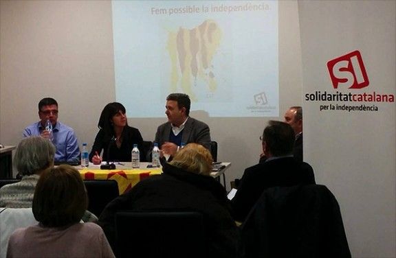 Presentació de la candidatura de SI a Llinars, amb Alfons López-Tena.