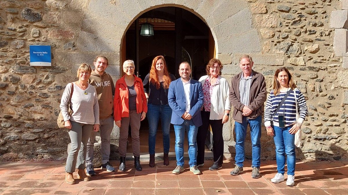 Alguns alcaldes i alcaldesses de la Comunitat de Municipis del Baix Montseny