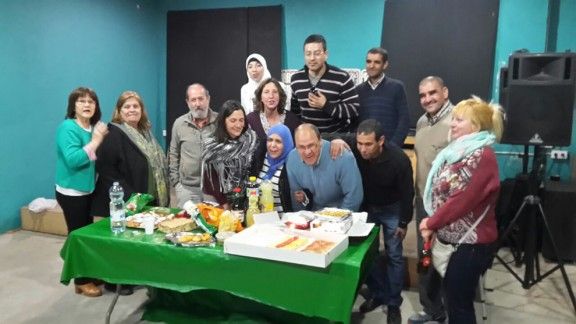 Membres de la PAH Baix Montseny celebrant el tercer aniversari